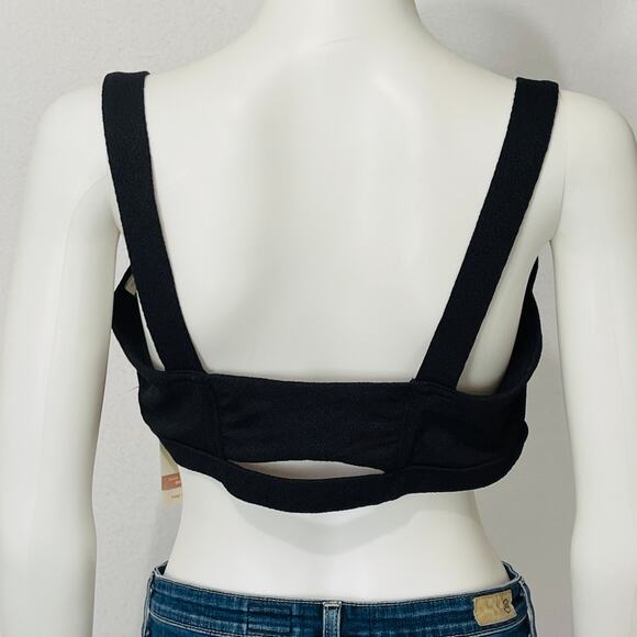 Calia Square Neck Bikini Swimsuit Top Womens XL Black UPF 50 Removable Pads - Picture 4 of 9